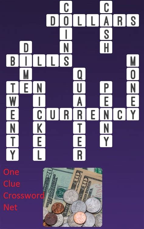 coined money crossword clue